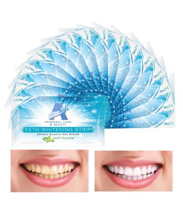 EZGO Teeth Whitening Strips - 28 Count 14 Days Course Bonus Shade Guide Advanced New Formula 6% HP Whiten Your Teeth Faster