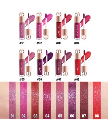 Buy Glitter Lip Gloss & Matte Liquid Lipstick | Long Lasting Waterproof Vegan Makeup for Women Vivid Color & Moisturizing Formula - Buy Online on GoSupps.com