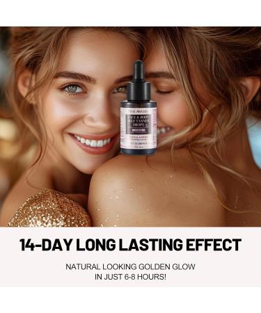 Face Tanning Drops - 14-Day Long-Lasting Self Tanner with Natural Ingredients | Quick Bronzing Drops for a Flawless Glow - Buy Online on GoSupps.com