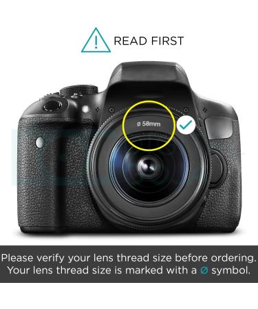 Tulip Flower Lens Hood for Canon EOS & Nikon Cameras | 58MM Compatible with EF-S 18-55mm Lens | DSLR Accessory - Buy Online on GoSupps.com