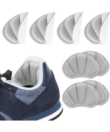 Sibba Heel Cushion Inserts - 4 Pairs High Heel Pillows for Comfort & Protection - Gray Shoe Filler Pads for Women - Buy Online on GoSupps.com