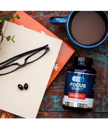 Focus Select AREDS2 Eye Vitamin-Mineral Supplement - 180 ct. 90 Day Supply - Low Zinc Formula for Eye Health - Buy Online on GoSupps.com