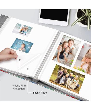 Fintie Self-Adhesive Photo Album | 60 Sticky Pages | Metallic Pen | DIY Scrapbook for 3x5, 4x6, 5x7, 6x8, 8x10 Pictures | Family, Wedding, Anniversary | Raining Hearts Design - Buy Online on GoSupps.com