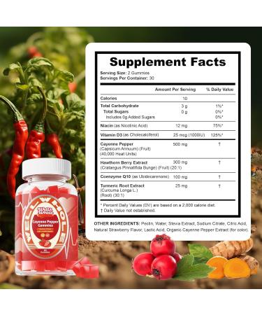 Well&Whole Grass Fed Beef Liver Gummies and Cayenne Pepper Extract Gummies - Buy Online on GoSupps.com