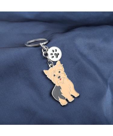 Ensianth Dog Keychain | Perfect Gifts for Dog Lovers | Puppy Paw Print Keyring for Dog Owners - Buy Online on GoSupps.com