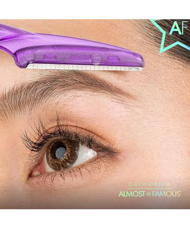 Almost Famous Women's Face Exfoliator Razors - Beauty Grooming Tool for Facial & Body Hair Removal - Purple, 6 Count - Buy Online on GoSupps.com