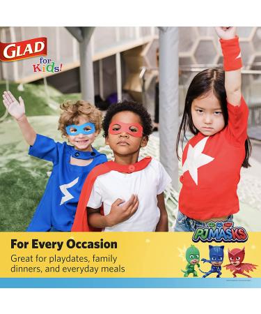 Glad for Kids 7 inch PJ Masks Space Paper Plates - 20 Ct | Disposable & Heavy Duty Paper Plates with Space Design | Soak Proof & Cut Resistant for Everyday Use - Buy Online on GoSupps.com