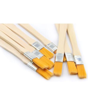 LBY 10pcs Household Cleaning Dusting Brush - Small Size Keyboard & Computer Notebook Brush - Natural Bristles with Wooden Handle - Yellow - 135mm - Buy Online on GoSupps.com
