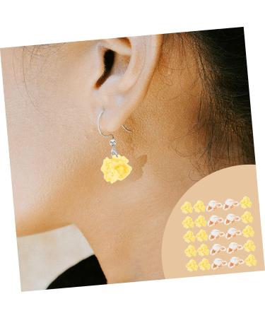 KONTONTY Candy Necklace 20pcs Artificial Popcorn Resin White Accessories Cell Phone Magnet Earrings - Buy Online on GoSupps.com