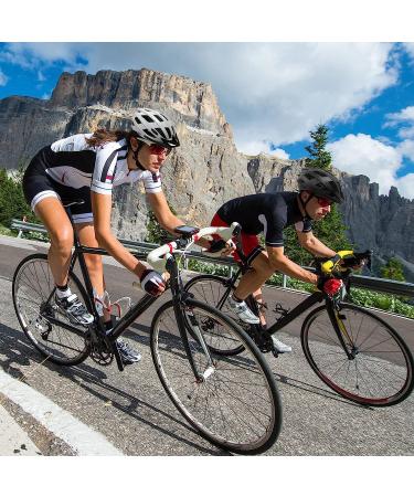 Adjustable Adult Bike Helmet with Detachable Visor, Black, L 58-62cm - Lightweight Cycling Safety Helmet for Men and Women - Buy Online on GoSupps.com