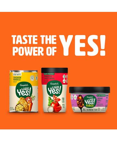Campbell's Well Yes! Chicken Noodle Soup - 15g Protein - 16.2oz Can (Pack of 12) - Buy Online on GoSupps.com