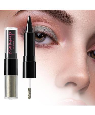  G n rique Narcescent Glitter Eyeliner - Dual Head Black Eyeliner Easy to Smudge Waterproof Combination Makeup Long-Lasting Shiny Eye Makeup Beauty Makeup for a - Buy Online on GoSupps.com