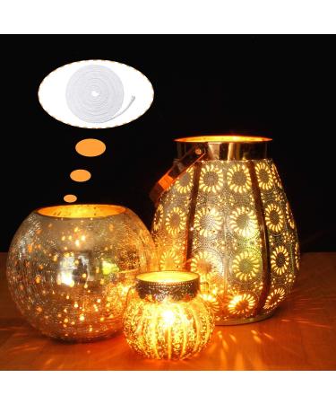 6.56ft Braided Round Candle Wick for Oil Lamps & Candles - DIY Handmade Supplies (2.6mm) - Buy Online on GoSupps.com