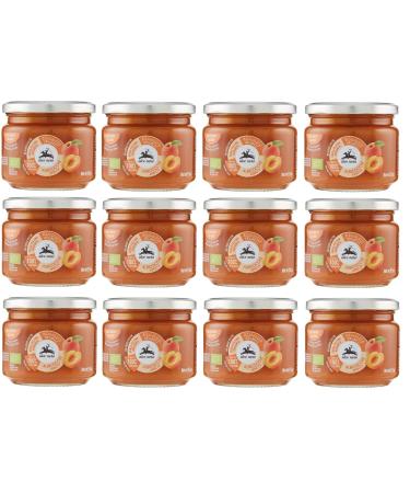 Alce Nero Organic Apricot Compote with Organic Italian Apricots 270 g