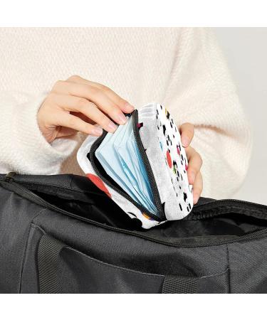 Pandas Sanitary Napkin Storage Bag Feminine Menstrual Cup Pouches Nursing Pad Holder Tampon Bags Portable Period Bag for Women Teen Girls 1Pcs Multi-colored 13 - Buy Online on GoSupps.com