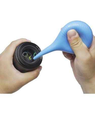 90ml Rubber Suction Ear Syringe Hand Bulb - Blue | Ear Washing Squeeze Bulb - Buy Online on GoSupps.com