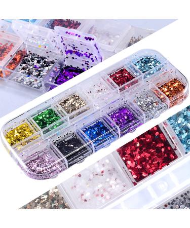 JODSONE Gel Nail Polish Kit with UV Light - 18 Piece Set | 150W Nail Lamp, Base & Top Coat, Glitter, Rhinestone Gems | DIY Manicure Art Gift - Buy Online on GoSupps.com