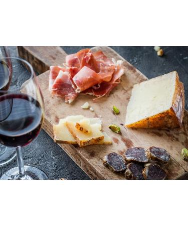 Italian Ricottina Salumi Pasini | Salted Ricotta with sheep and goat milk | 2 slices of 300 g each (600 g total) - Buy Online on GoSupps.com