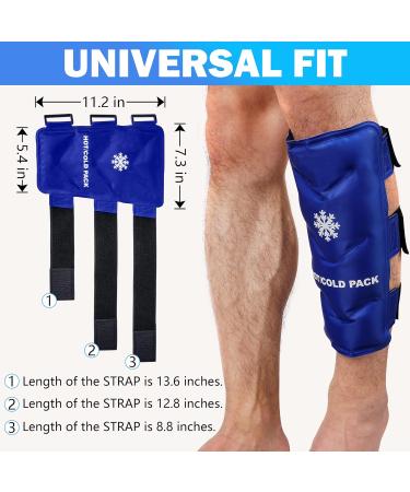 Nord Freeze Shin Splint Relief - 2 Pack Ice Packs for Shin Splints and Leg Pain Relief - Buy Online on GoSupps.com