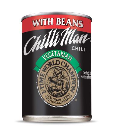 Chilli Man  Canned Vegetarian Chili With Beans (Pack of 12), 15 ounce can Vegetarian Chili 15 Ounce (Pack of 12) - Buy Online on GoSupps.com