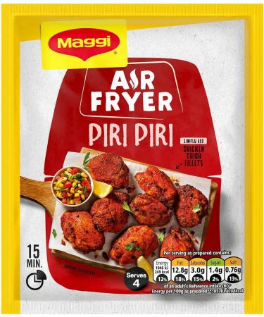 Maggi Air Fryer Seasoning Trio - Fajita Piri Piri and Shawarma Flavors (3-Pack) - Buy Online on GoSupps.com