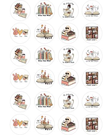 24 Reading Edible pre-cut cupcake toppers - Buy Online on GoSupps.com