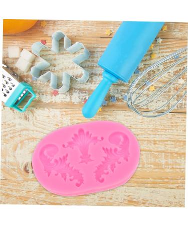 OUNONA Embossed Silicone Mold Non Stick Nonstick Vintage Decor Silicone Molds Silicone Making Mold Quick Demould DIY Mold Flexible Fondant Mold Edge Mold Clay Cake Mold Pink - Buy Online on GoSupps.com