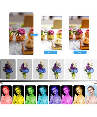 LUXCEO Handheld RGB LED Video Light Wand for Photography - Rechargeable Mini Stick for Video Shooting - Magnetic Professional Tube Light for YouTube and TikTok - Black - Buy Online on GoSupps.com