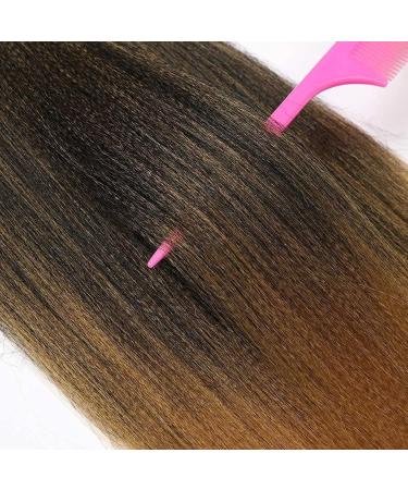 Xusuperb 20 Ombre Pre-Stretched Braiding Hair - Soft Yaki Kanekalon Extensions (T1B/30/27#) - 6 Packs for Easy Braids - International Shipping Available - Buy Online on GoSupps.com