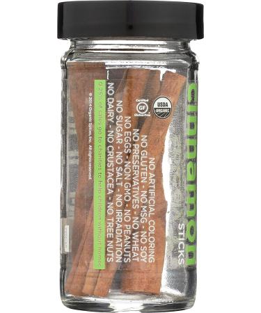 Organic Cinnamon Sticks by Spicely - 6 Count | True Flavor & Quality - Buy Online on GoSupps.com