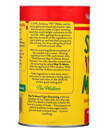 Slap Ya Mama Cajun Seasoning - Original Blend, No MSG, Kosher - 8 Ounce Can (Pack of 1) - Buy Online on GoSupps.com