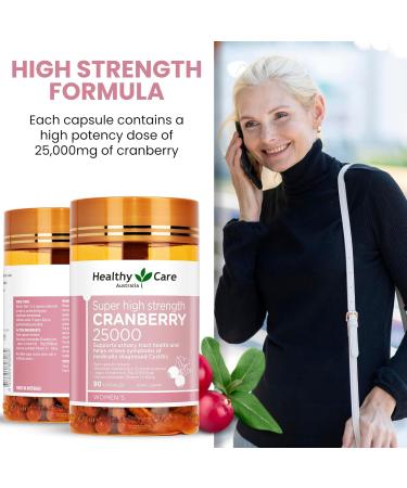 Healthy Care Super Cranberry 25000-90 Capsules - Buy Online on GoSupps.com