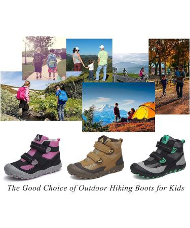 Mishansha Kids Water Resistant Hiking Boots - Black, Size 13 Little Kid - Buy Online on GoSupps.com