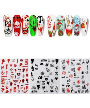 Festive Decal Embossed Sticker Manicure Foils For Parties Celebrations Christmas Halloween Holiday Party Decal - Buy Online on GoSupps.com