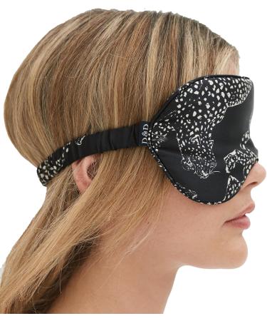Buy Desmond & Dempsey Jag Print Navy Silk Eyemask Luxurious Sleep Mask for Comfortable Travel | International Shipping Available - Buy Online on GoSupps.com