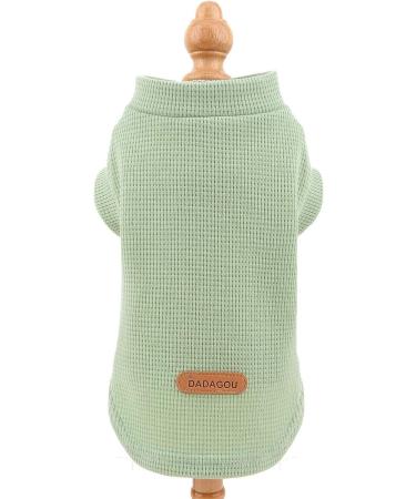 Paidful Soft Cotton Vest T-Shirts for Small to Medium Dogs & Cats - Breathable Summer Clothing for Puppies Chihuahuas and Yorkies - Green XXL - Buy Online on GoSupps.com