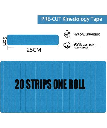 Kinesiology Tape Pro Athletic Sports 3 Rolls - Waterproof Breathable Latex Free Tape for Ankle Wrists Knees - Elastic & Precut Strips for Running, Tennis, Swimming - Black (3 Pack) - Buy Online on GoSupps.com