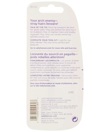 Sally Hansen Little Details-Tini-Tweeze Point Tip Beauty Tools (Pack of 2) - Buy Online on GoSupps.com