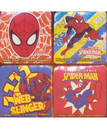 Amazing Spiderman Magic Wash Cloth Towel