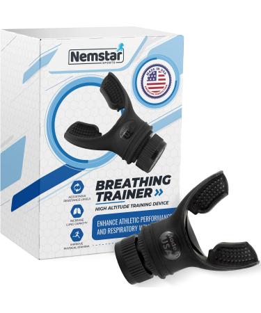 Nemstar Breathing Exercise Device Lung Exerciser Device for Expiratory Inspiratory Muscle Trainer for Lung Capacity Respiratory Therapy Lung Breathing Exerciser for Training Inhale Health o2 Trainer