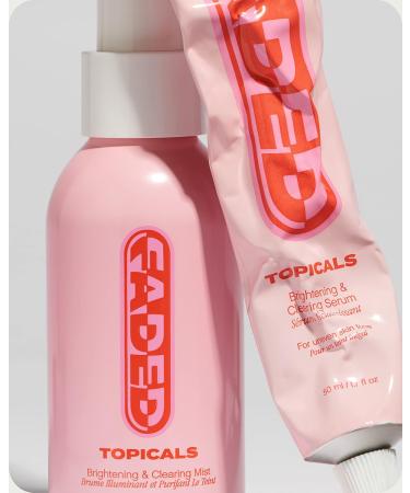 Topicals Faded Skin Serum Mist | Brightening & Clearing Uneven Skin Tone with Tranexamic Acid & Niacinamide (3.4 Fl Oz) - Shop Internationally - Buy Online on GoSupps.com