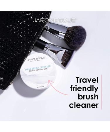 JAPONESQUE Makeup Brush and Sponge Cleanser Balm - Coconut Scented, Solid & Mess-Free - Travel Friendly - Buy Online on GoSupps.com