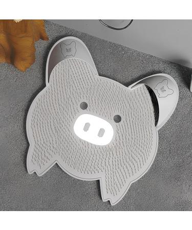 Gommage pour pieds de douche - Pour la douche - Avec ventouses - Pour enlever les callosit s - Montage mural - Antid rapant - Pour salle de bain personnes g es p dicure Gris - Buy Online on GoSupps.com