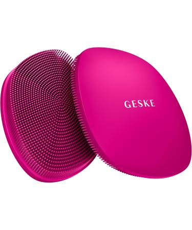 Geske SmartAppGuided 4-in-1 Facial Brush | Silicone Cleansing Device | Professional Skin Cleaning Tool | Soft Facial Cleaning Brush | International Shipping Available - Buy Online on GoSupps.com