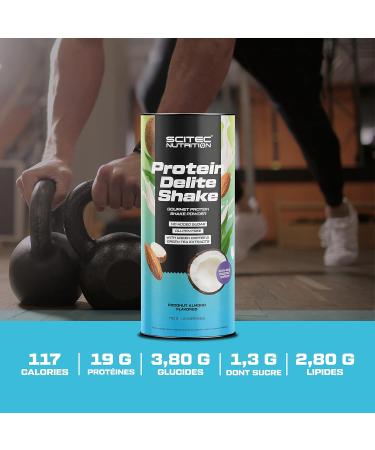 Scitec Nutrition Scitec Nutrition Protein Delite Shake Protein Powder Drink with Shredded Coconut L-Carnitine 700g Coconut-Almond - Buy Online on GoSupps.com