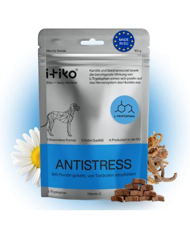 Itiko vitamins for dogs |Delicious dog calming feed supplement |Seastant for dogs |Improvement of the nervous system bell-resistant L-tryptophan 150