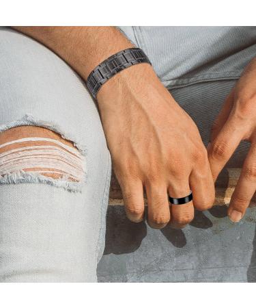 Jeracol Lymph Detox Steel Magnetic Band & Ring for Men - 3500 Gauss Magnet Copper Ring Gift Box Included - Buy Online on GoSupps.com