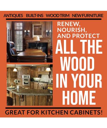 Daddy Van's All Natural Beeswax Furniture Polish - Lavender & Sweet Orange Oil - 32 oz Economy Size | Eco-Friendly International Shipping - Buy Online on GoSupps.com