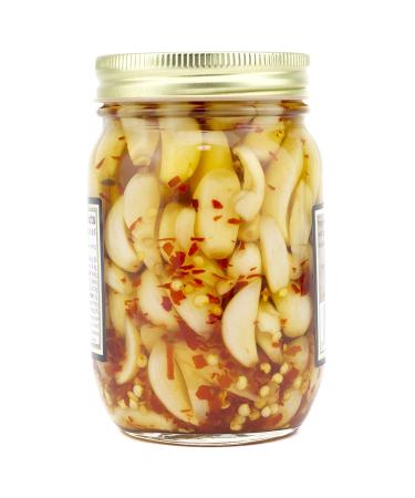 Amish Wedding Hot & Sweet Pickled Garlic 15oz (x2) - Handmade, All Natural - Buy Online on GoSupps.com