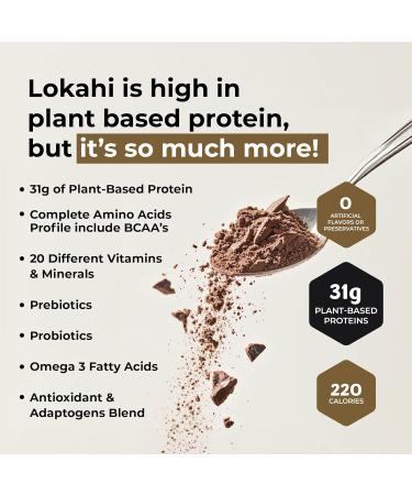 LOKAHI Superfoods Protein Blend (2lbs Chocolate) Chocolate 32 Ounce (Pack of 1) - Buy Online on GoSupps.com
